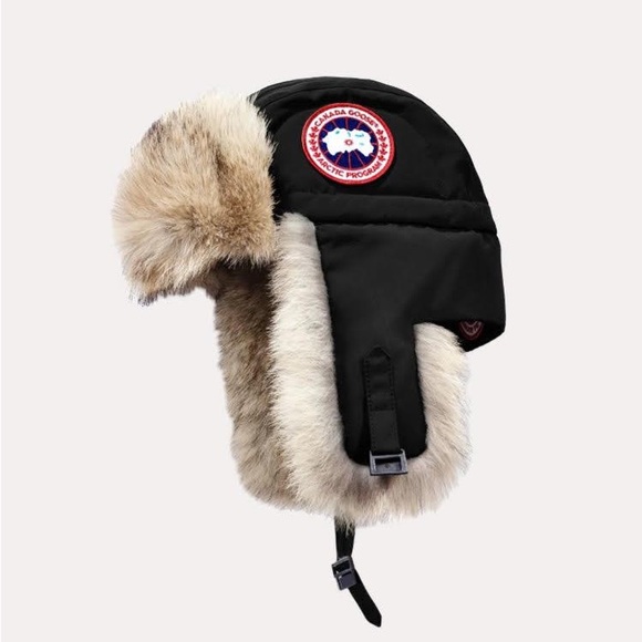 Canada Goose Men’s Aviator Hat – Style 5187MColor: Black